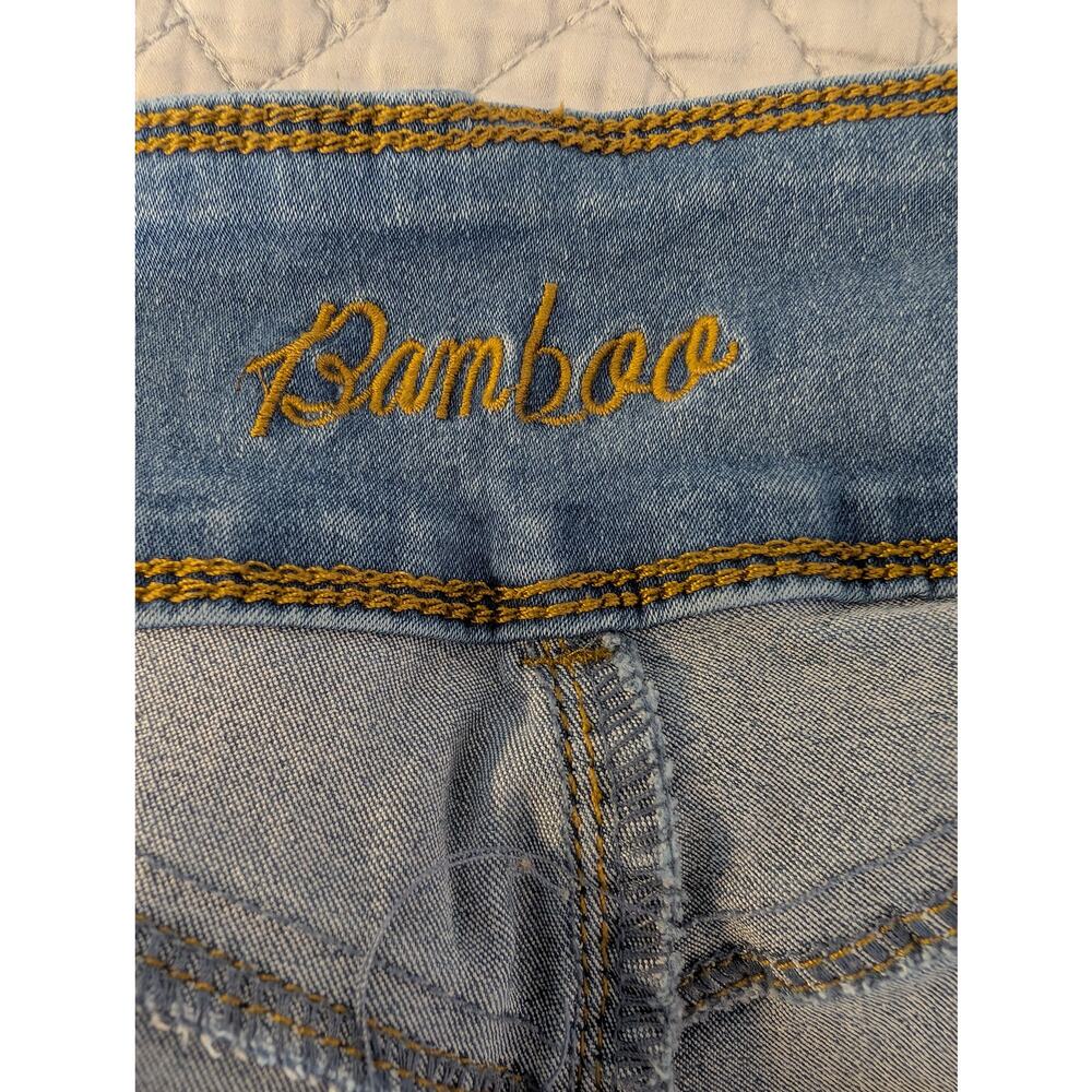 Bamboo Jeans Women's Size 17 Blue Stretch Ankle (0424)